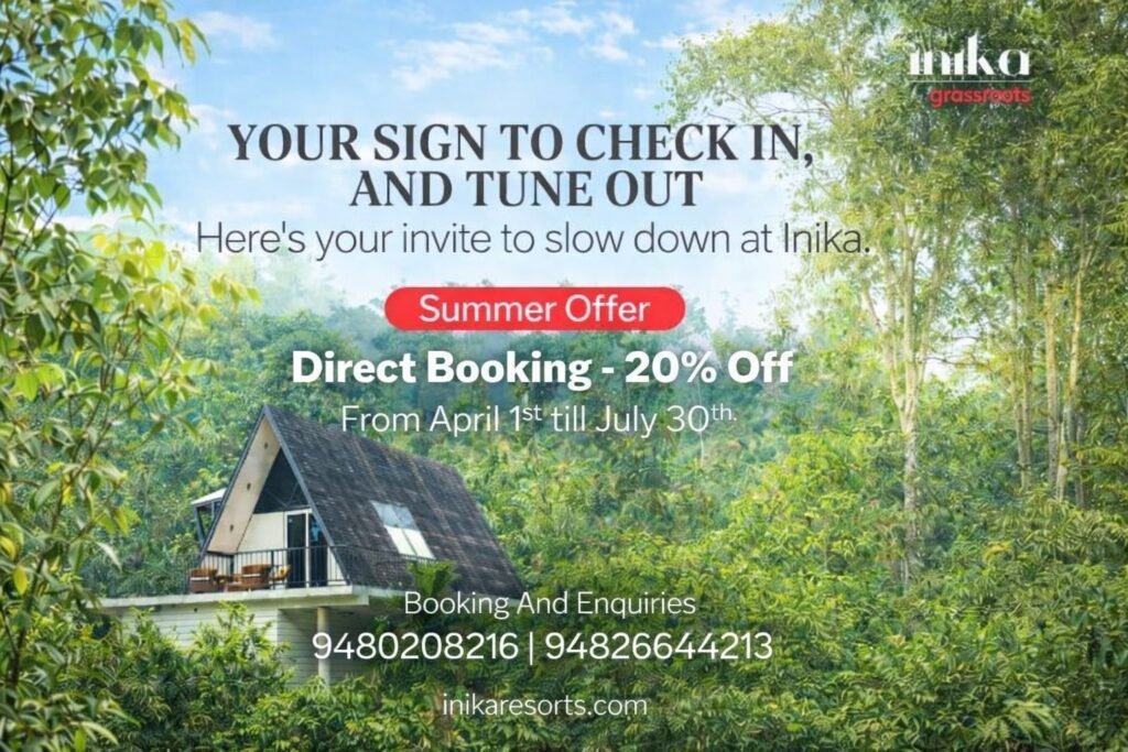 Summer Offer at INIKA Resorts