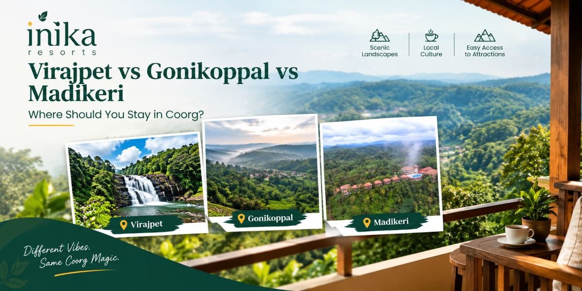 Virajpet vs Gonikoppal vs Madikeri: Where Should You Stay in Coorg?